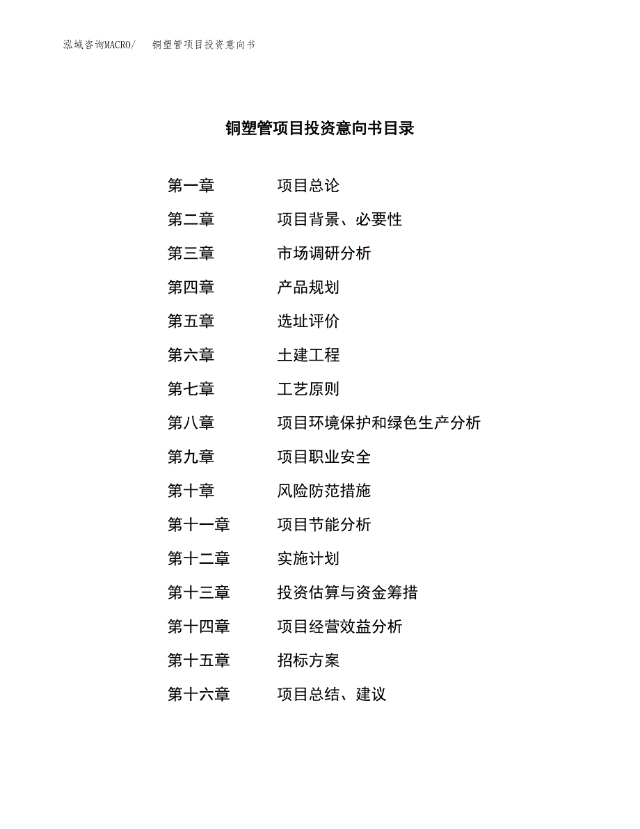 铜塑管项目投资意向书(总投资5000万元)_第2页