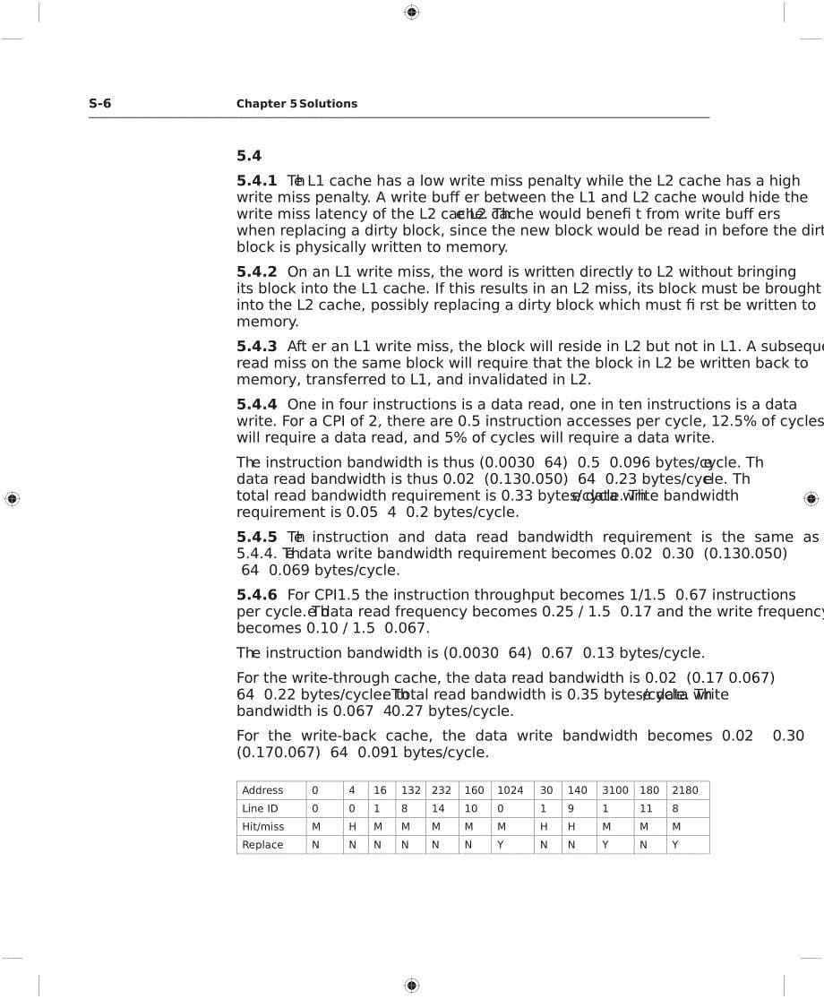 Computer Organization and Design CH05_Solution 计算机组成与设计 第五版 第五章 答案.pdf_第5页