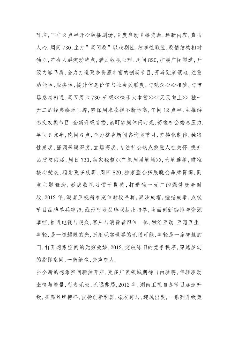 湖南卫视2012招标词_第5页