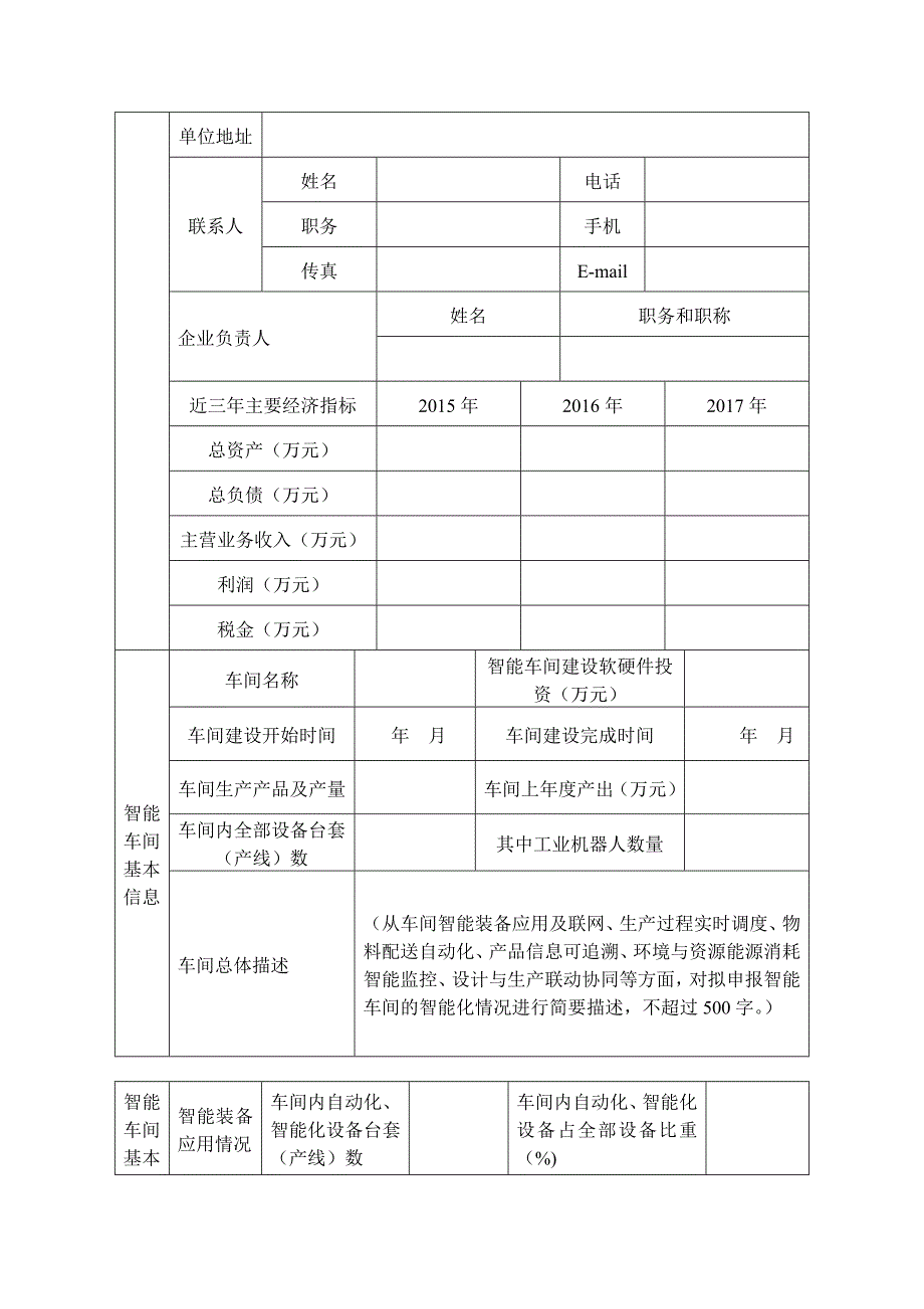 河南智能车间申报书_第2页