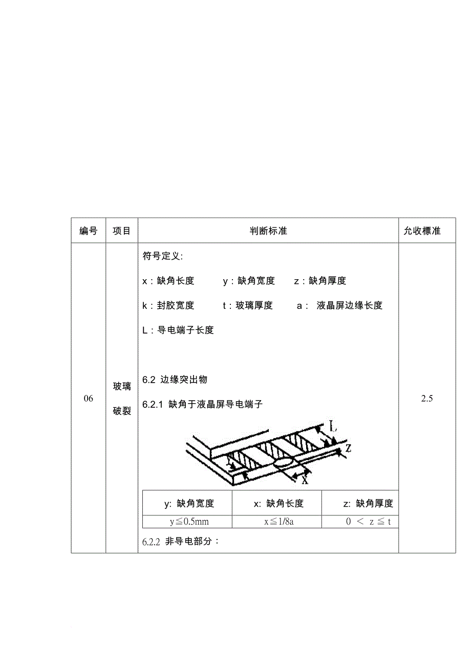 液晶模组相关检验标准_第4页