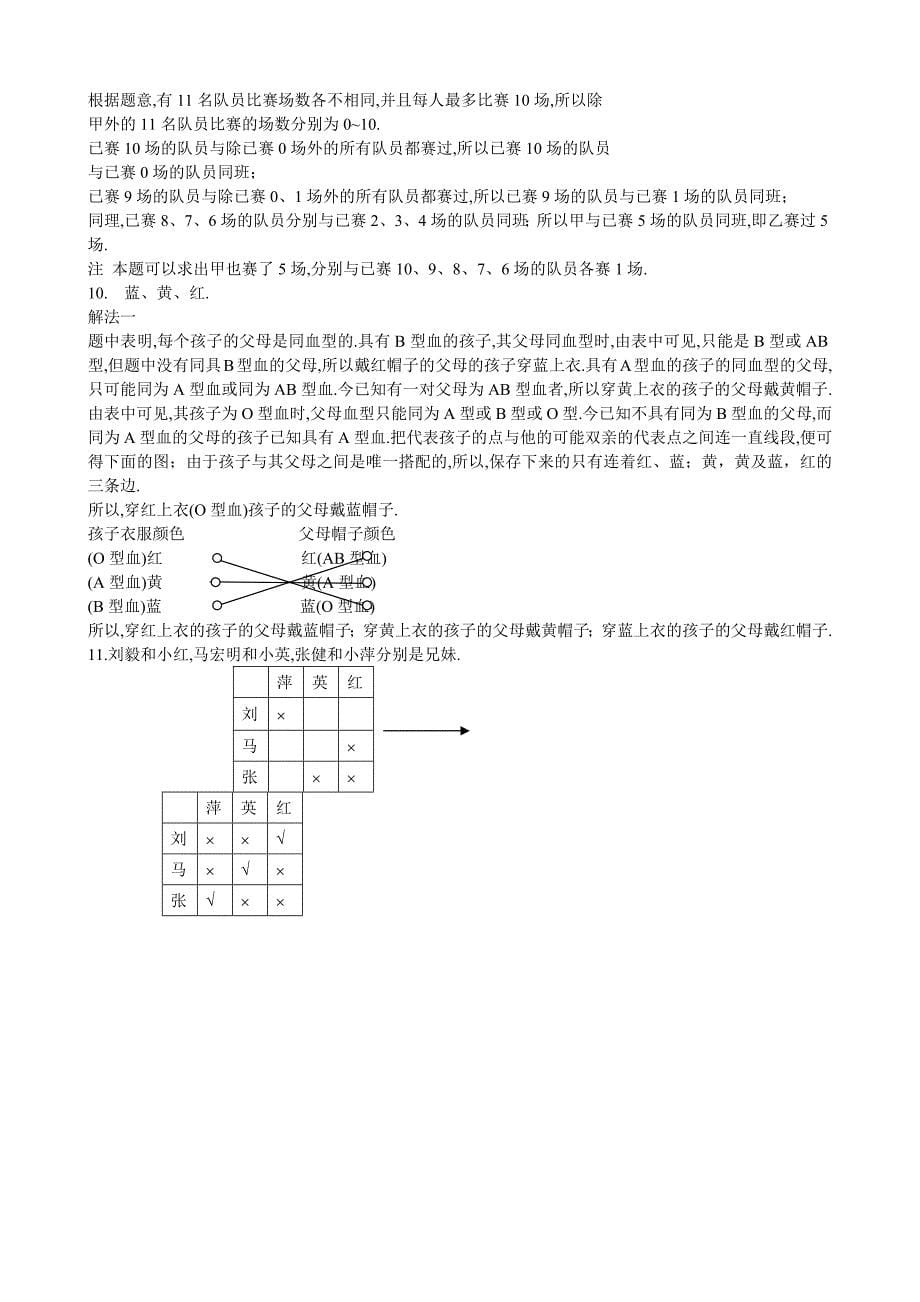 奥数专题：逻辑推理1。16_第5页