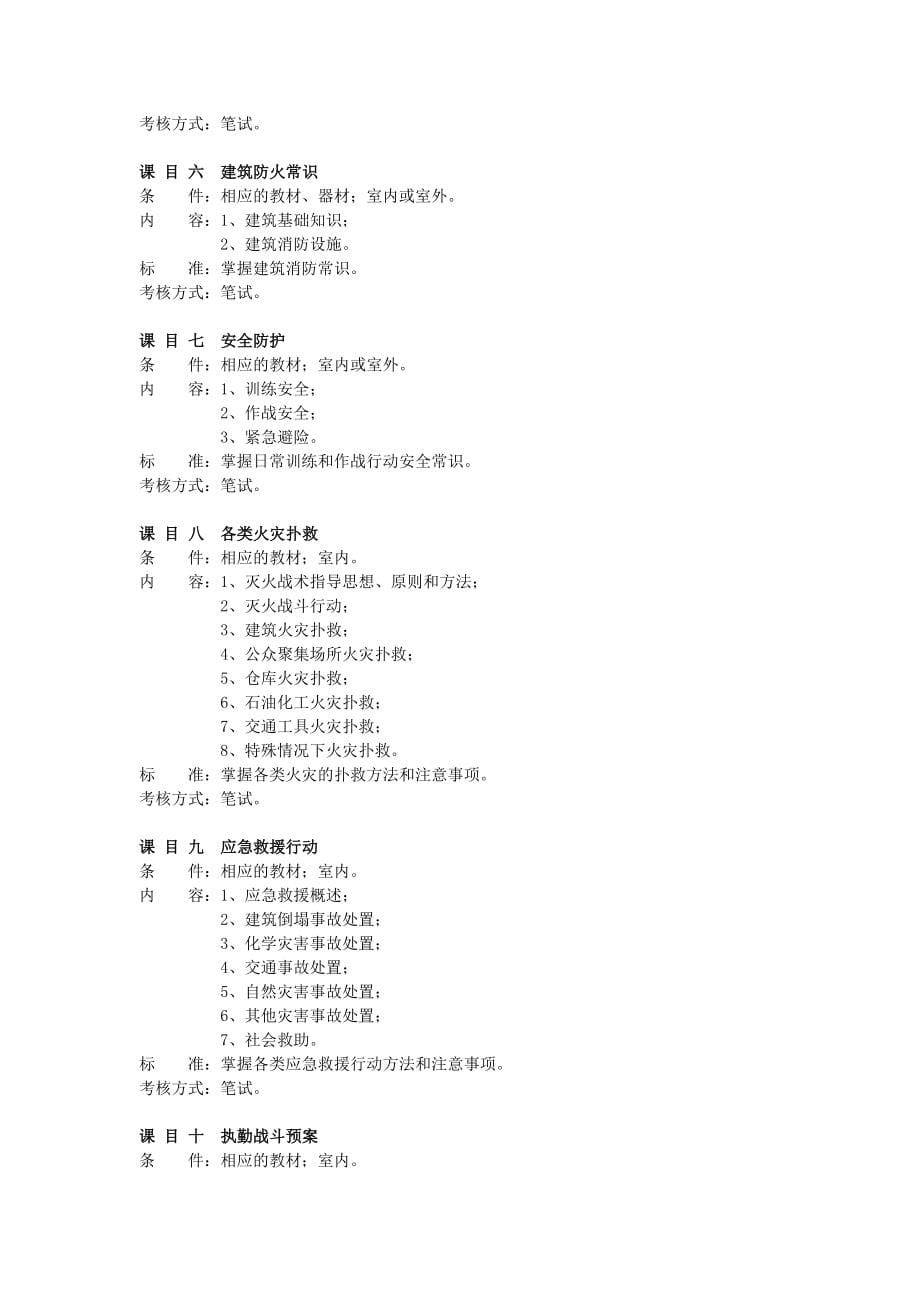 消防员职业技能鉴定与考核概述_第5页