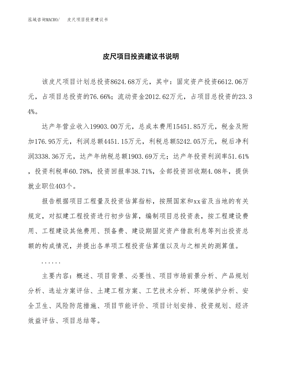 皮尺项目投资建议书(总投资9000万元)_第2页