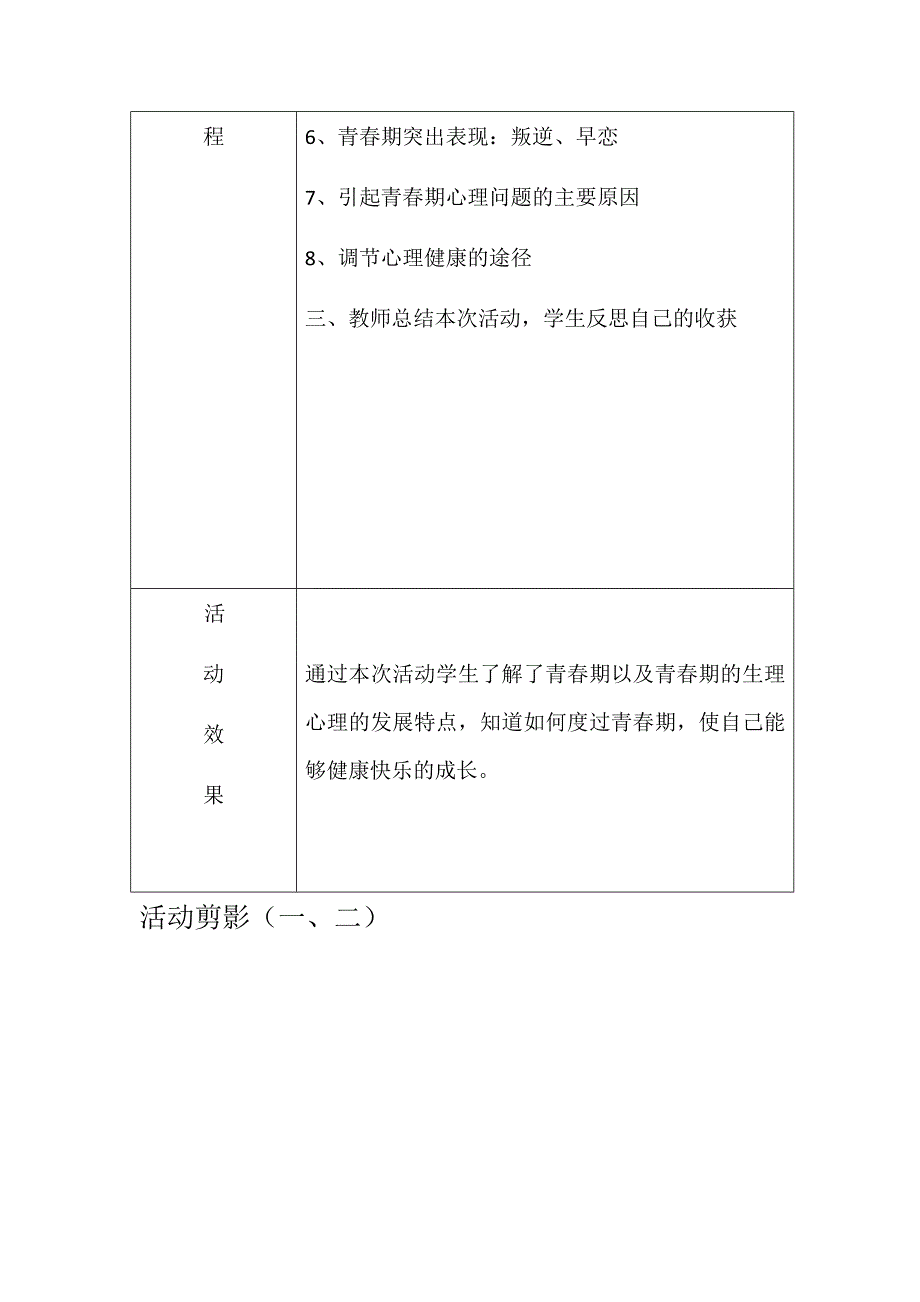 2017春留守儿童活动记录表_第3页