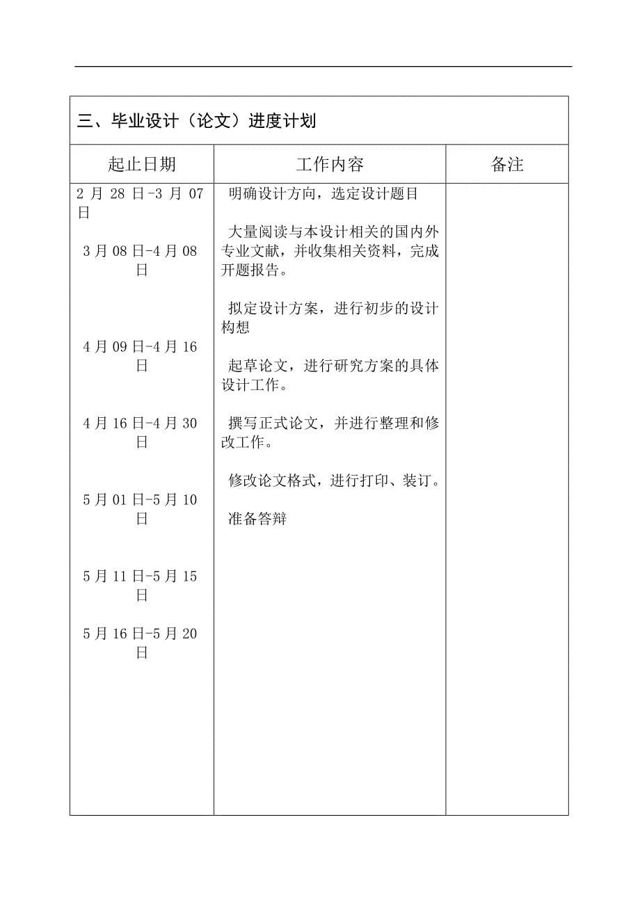 毕业设计论文手册_第5页