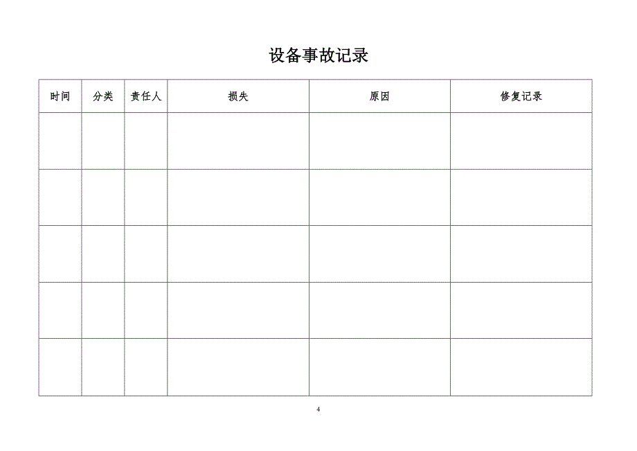 机械设备档案格式_第4页