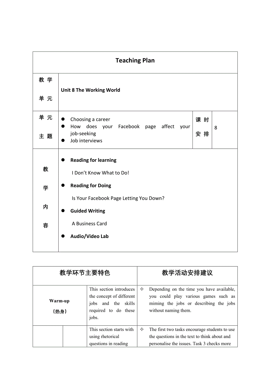 (捷进英语2)unit8-电子教案_第2页