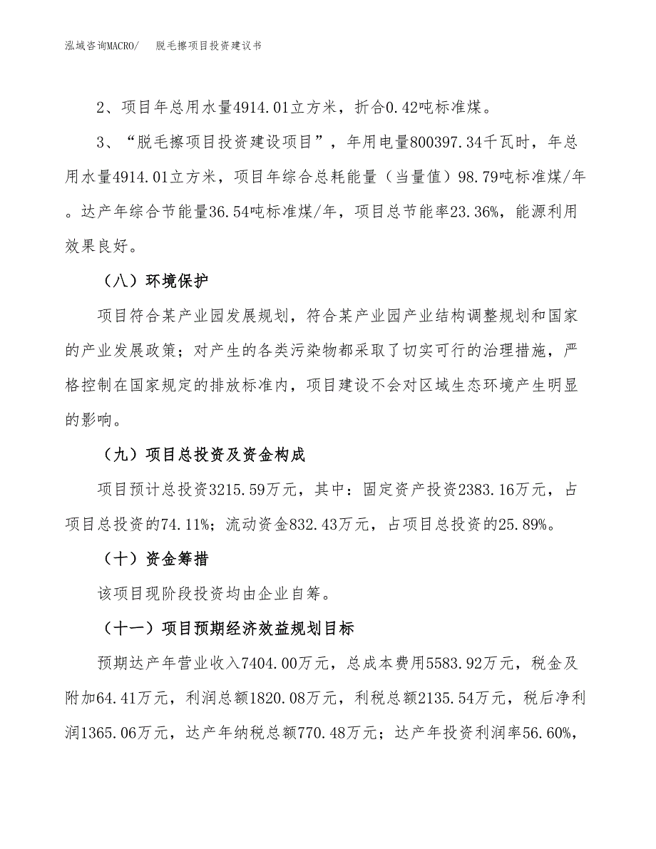 脱毛擦项目投资建议书(总投资3000万元)_第4页