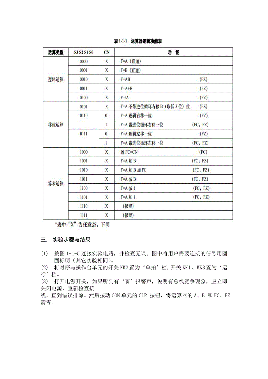 《计算机组成原理》运算器实验报告.doc_第4页