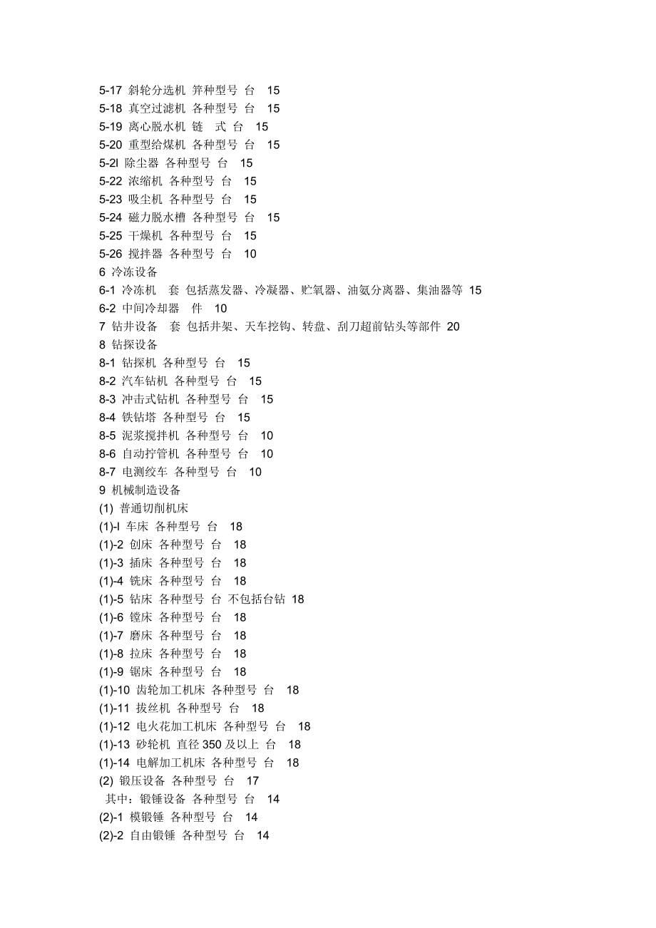 最全的设备使用年限.doc_第5页