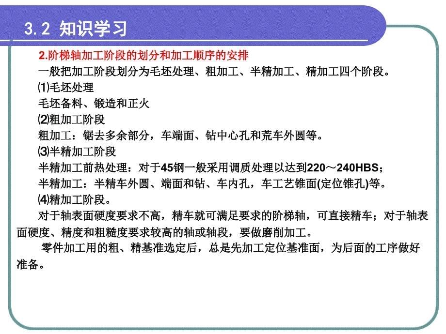 数控加工工艺编程与操作教学作者丑幸荣03项目三阶梯轴加工课件_第5页