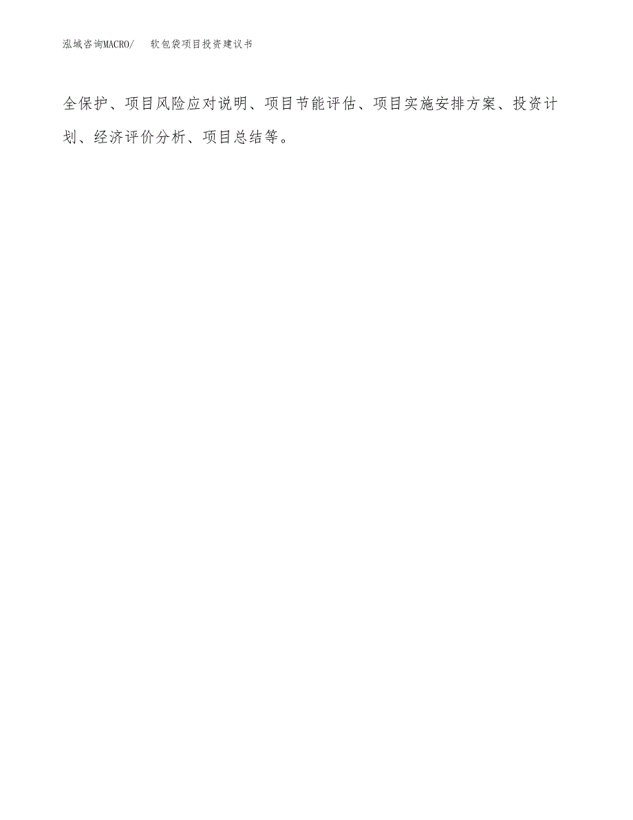 软包袋项目投资建议书(总投资10000万元)_第3页