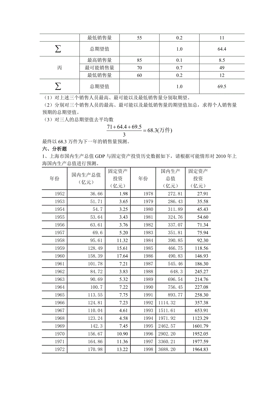 经济预测与决策练习题14-15(2).._第3页