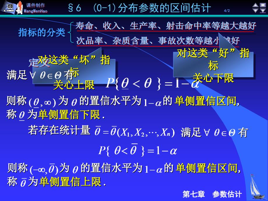 数理统计第7章节§601分布参数的课件_第4页