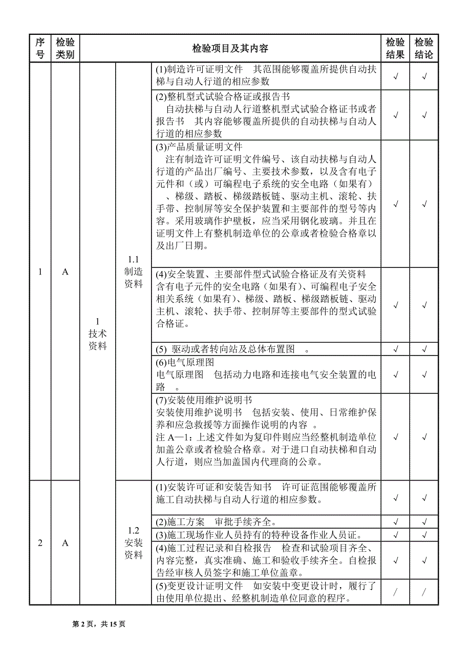 自动扶梯最新自检报告(DOC)_第4页