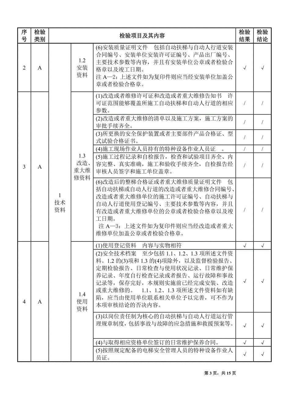 自动扶梯最新自检报告(DOC)_第5页