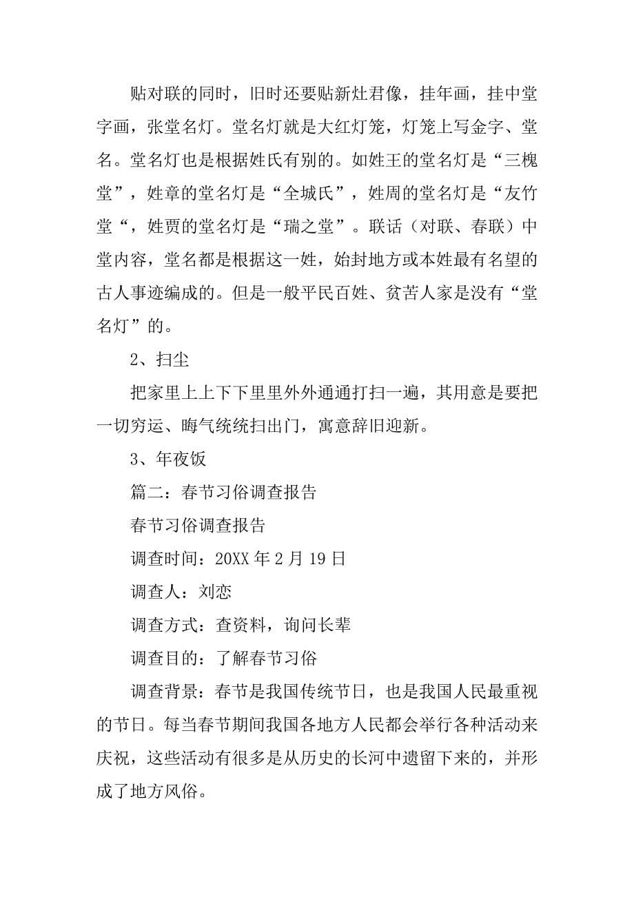 春节习俗调查报告(表格形式).doc_第5页