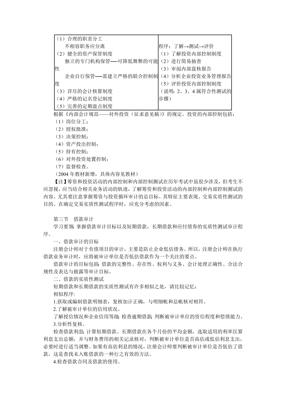 投资循环审计培训资料_第2页