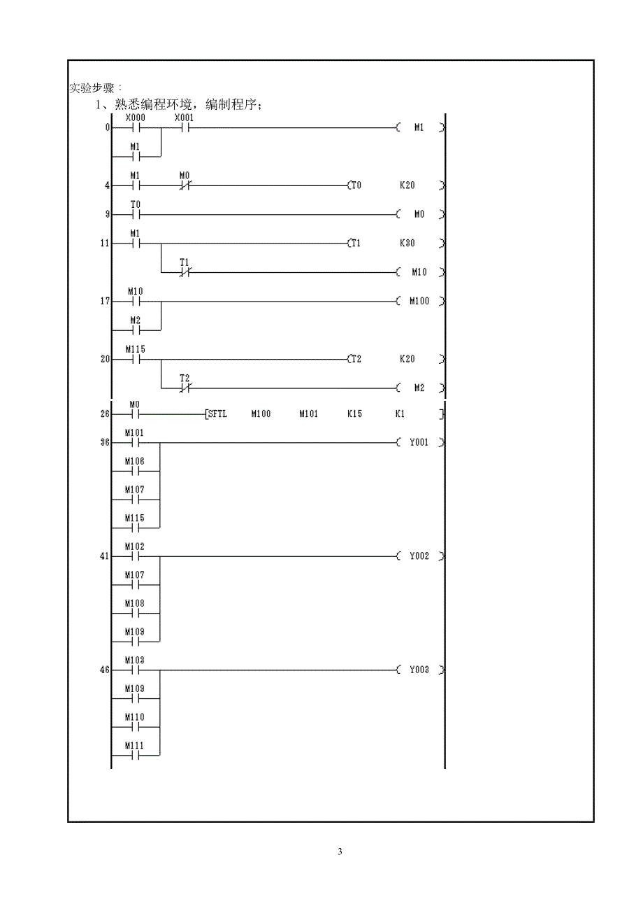 实验三-plc步进电机控制实验_第3页