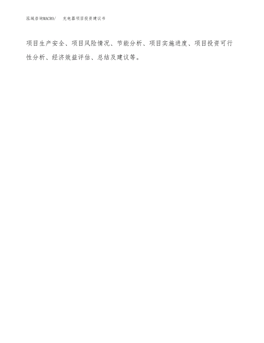 充电器项目投资建议书(总投资6000万元)_第3页