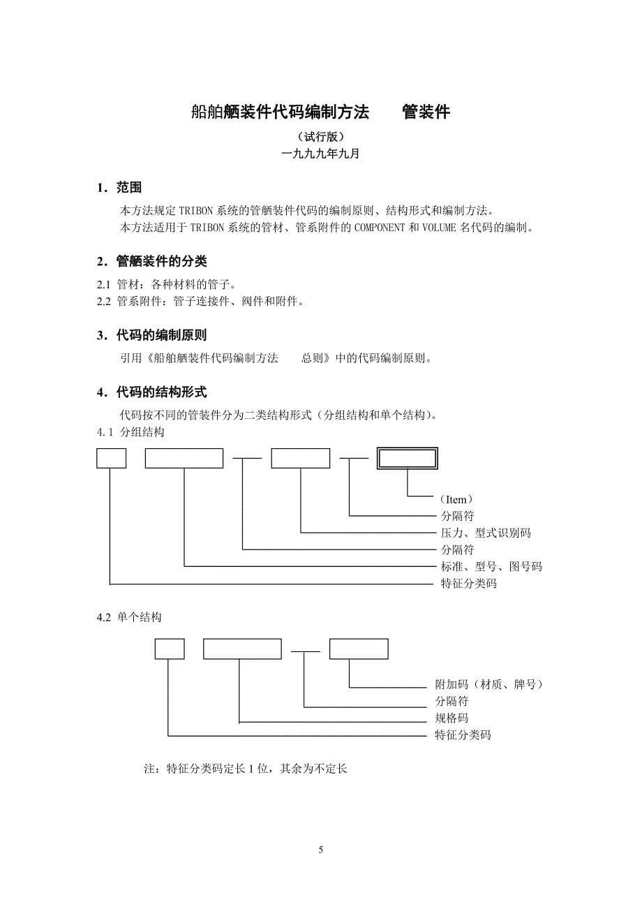 船舶舾装件代码编制方法总则_第5页