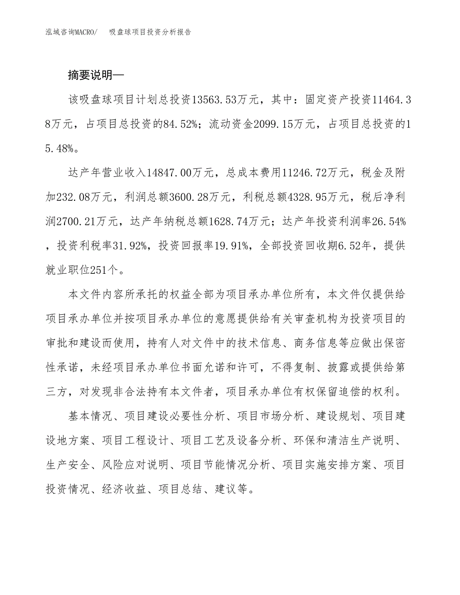 吸盘球项目投资分析报告(总投资14000万元)_第2页