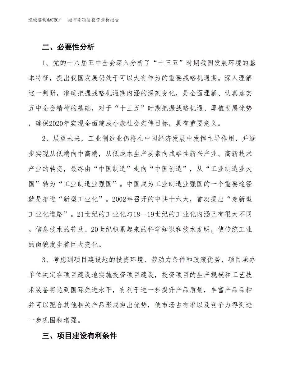 拖布条项目投资分析报告(总投资4000万元)_第4页