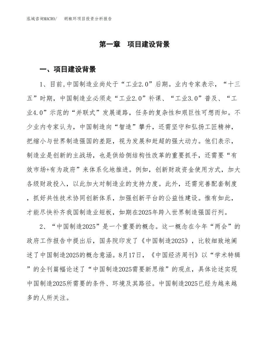 胡椒环项目投资分析报告(总投资13000万元)_第3页