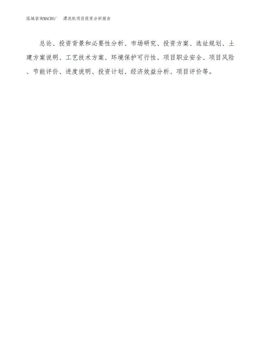 漂洗机项目投资分析报告(总投资20000万元)_第3页