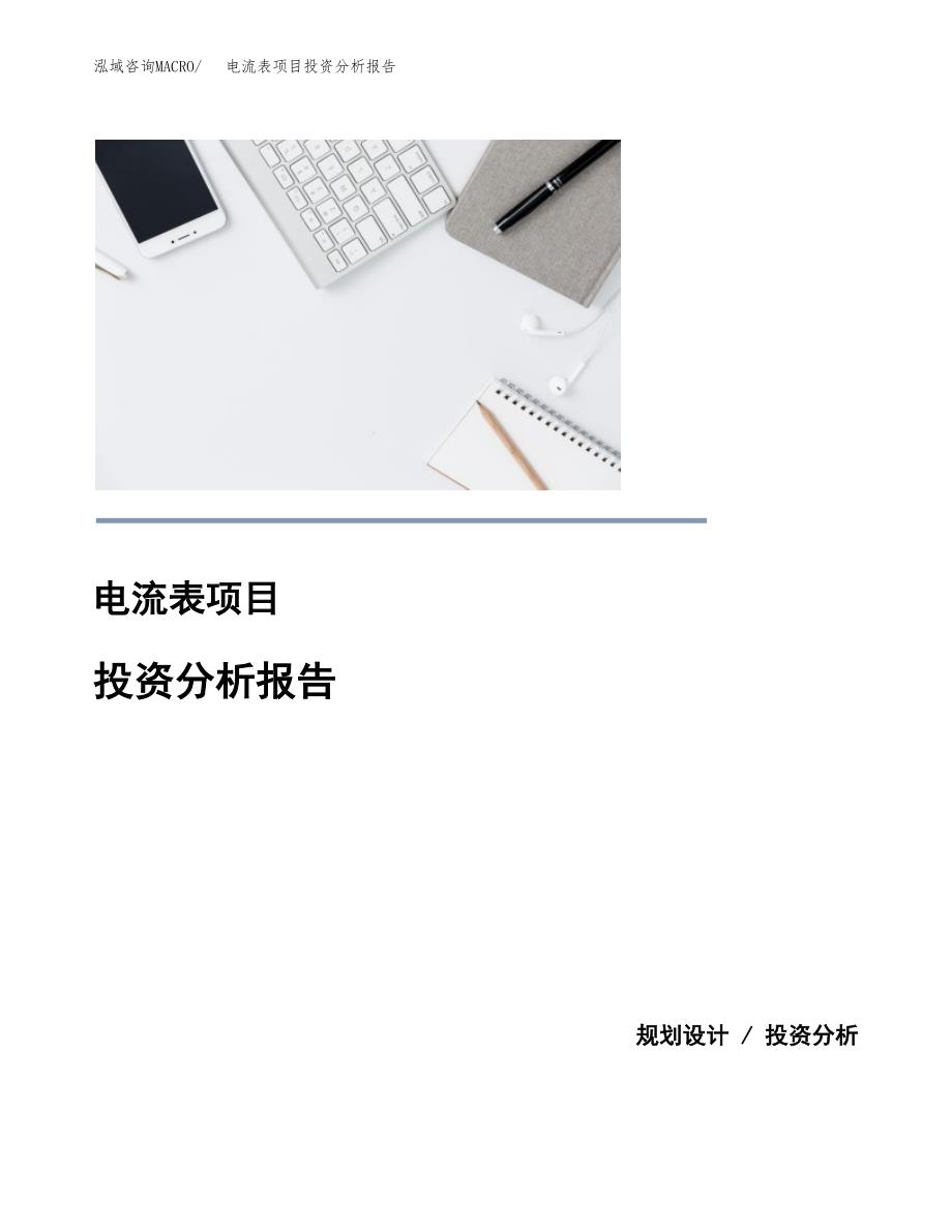 电流表项目投资分析报告(总投资9000万元)_第1页