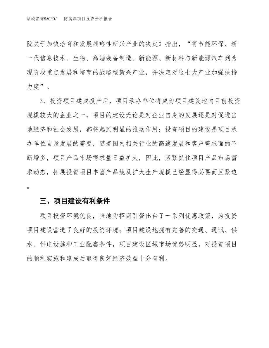防腐漆项目投资分析报告(总投资9000万元)_第5页