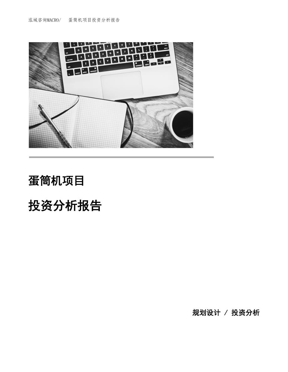 蛋筒机项目投资分析报告(总投资3000万元)_第1页