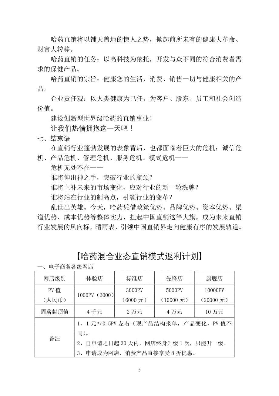 哈药直销战略规划_第5页