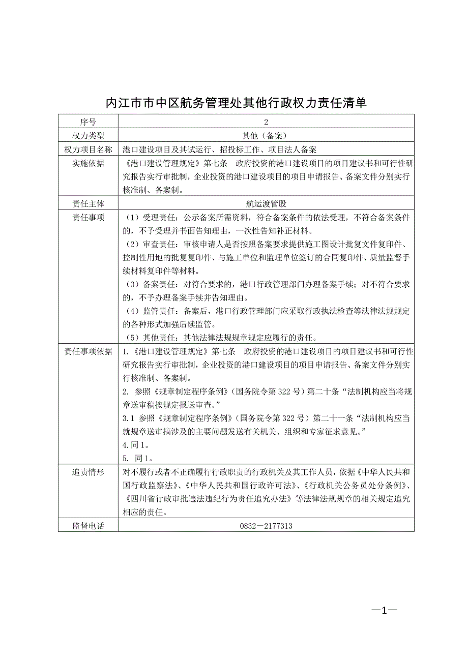 内江中区航务管理处其他行政权力责任清单_第1页