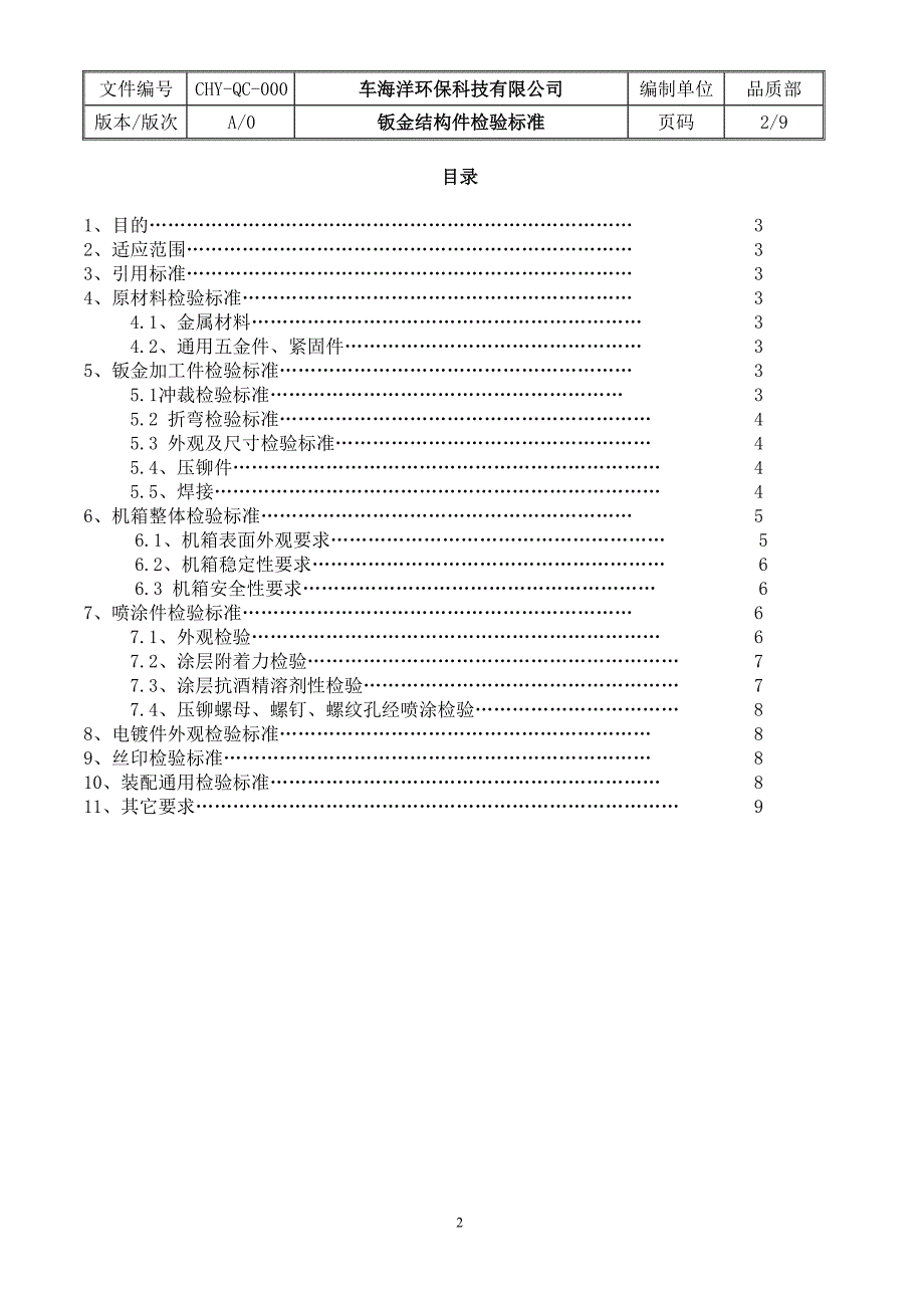 钣金加工件检验标准(1)(DOC)_第2页