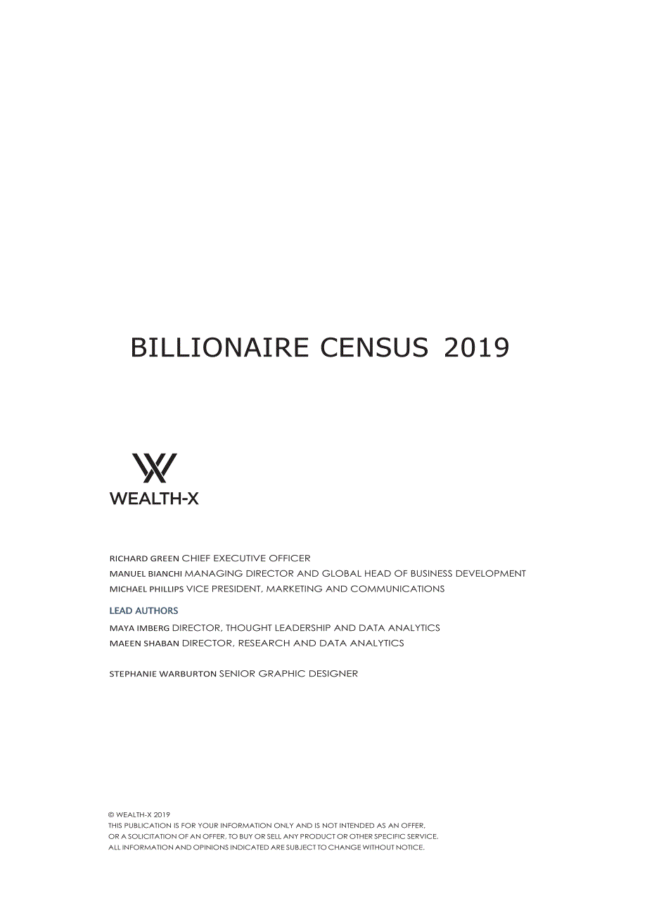 2019年全球亿万富豪人口普查：北京富豪人数排名全球第六-Wealth-X-2019_第2页
