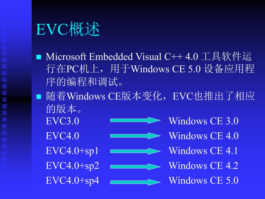 深圳职业技术学院windowsce嵌入式系统开发课程课件EVC开发工具_第4页