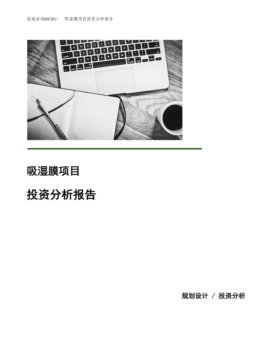 吸湿膜项目投资分析报告(总投资10000万元)_第1页