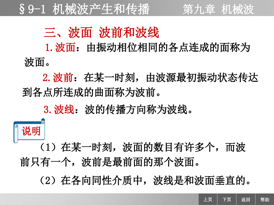 物理学教学课件作者李迺伯二版教学课件作者终91机械波的产生和传播_第4页