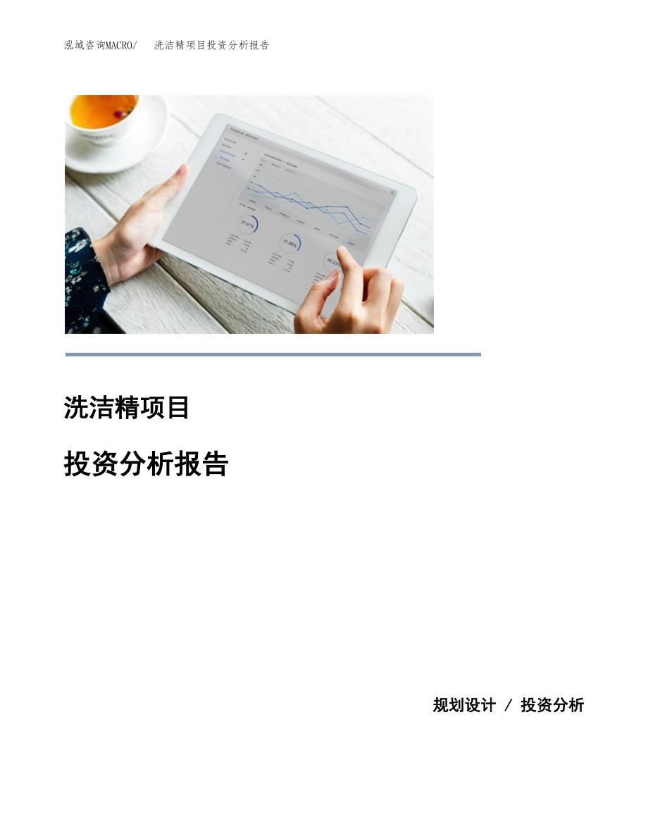 洗洁精项目投资分析报告(总投资18000万元)_第1页