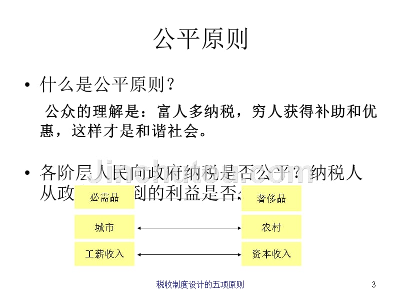 税收学原理杨斌第四章节税收制度设计的五项原则_第3页
