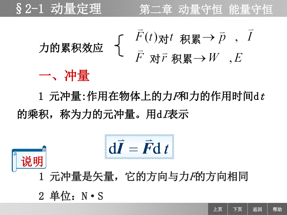 物理学教学课件作者李迺伯二版教学课件作者终21动量定理_第1页