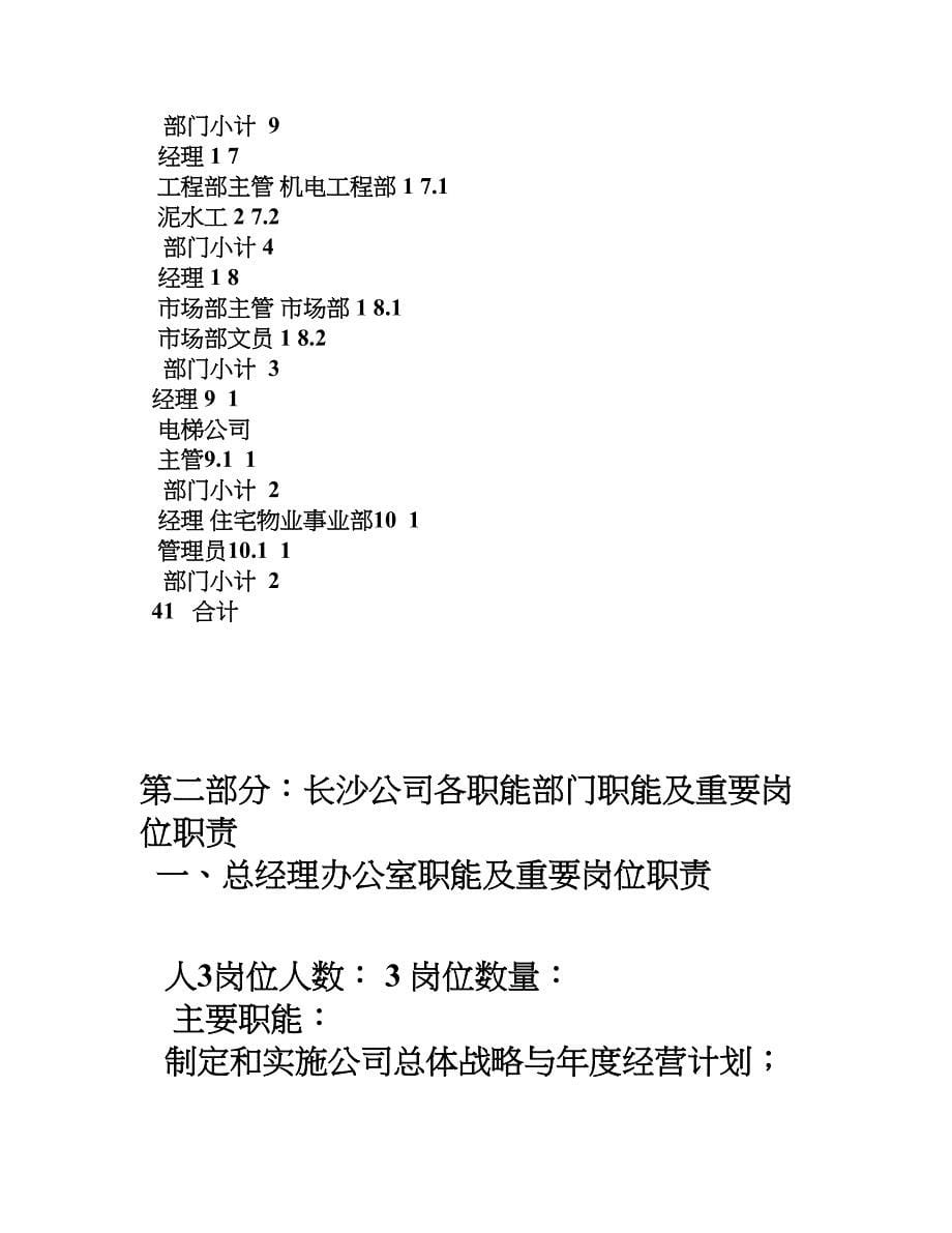 公司组织架构人员编制制度及职责说明全DOC_第5页