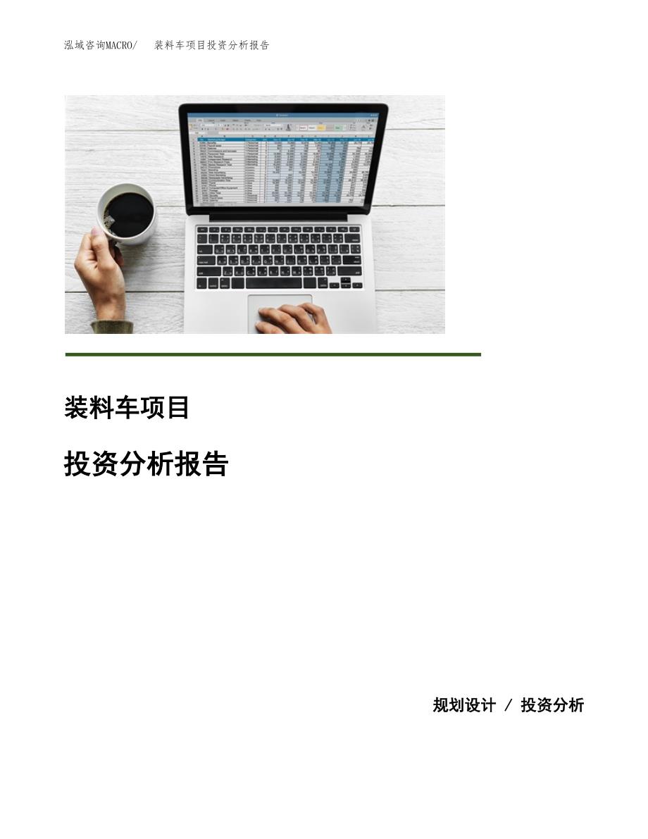 装料车项目投资分析报告(总投资16000万元)_第1页