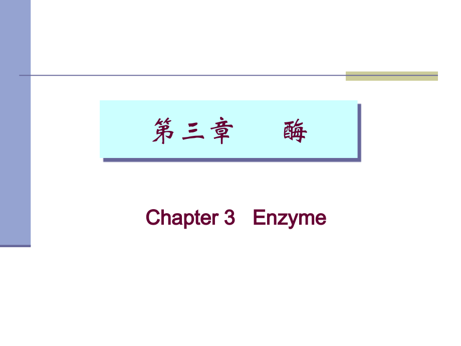 生物化学9.21Enzymes_第1页