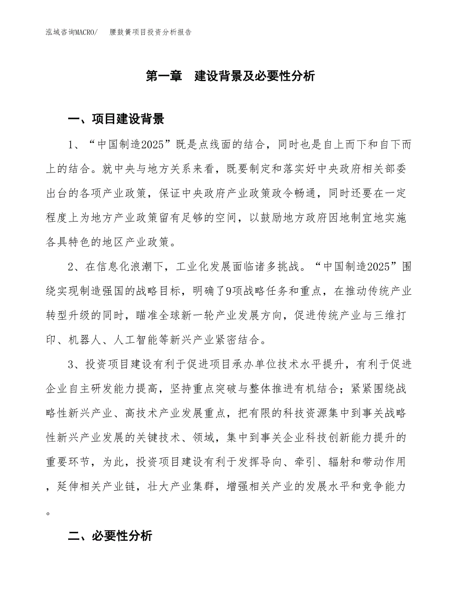 腰鼓簧项目投资分析报告(总投资6000万元)_第4页