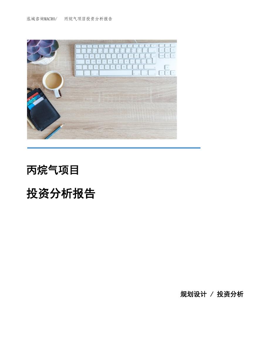 丙烷气项目投资分析报告(总投资5000万元)_第1页