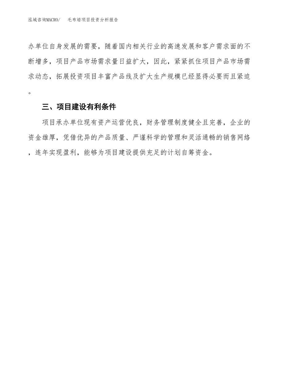 毛布培项目投资分析报告(总投资18000万元)_第5页