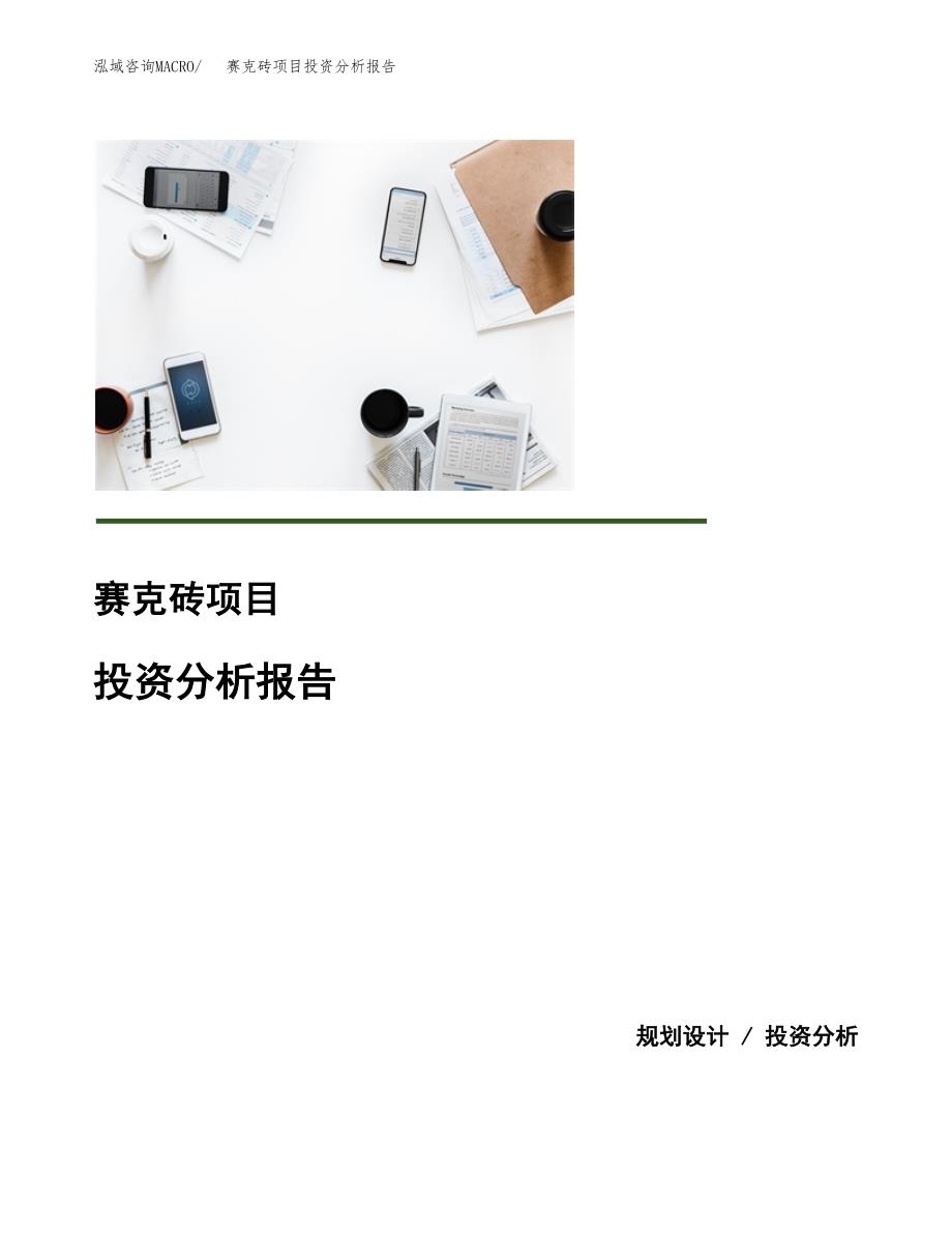 赛克砖项目投资分析报告(总投资7000万元)_第1页